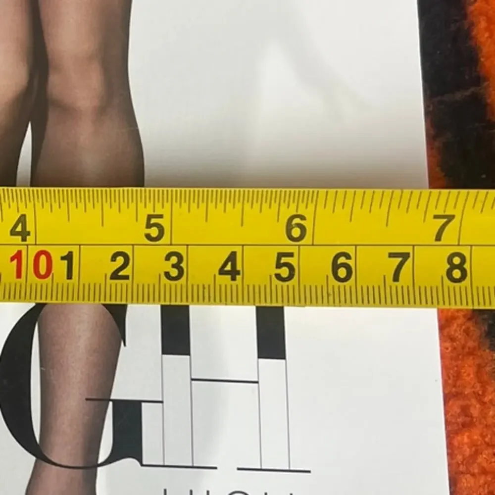 Nordstrom Diamond Band Thigh High Nylon Stocking Size B Nude